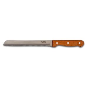 Aνοξείδωτο ατσάλινο μαχαίρι ψωμιού "Terrestrial" με ξύλινη λαβή 33cm